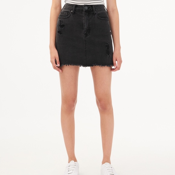 Hollister Dresses & Skirts - NWT | Hollister | high rise black denim skirt